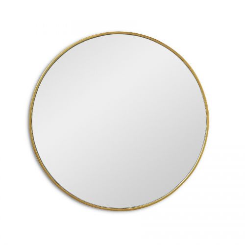Ala XS Gold (Ала) Зеркало в тонкой раме Smal Ø40 см