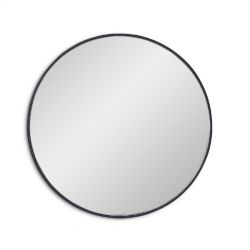 Ala XS Black (Ала) Зеркало в тонкой раме Smal Ø40 см