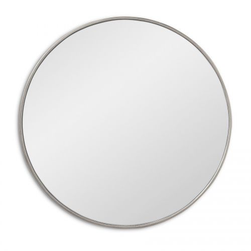 Ala S Silver (Ала) Зеркало в тонкой раме Smal Ø55 см