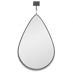 Droppe S Black (Дроп) Зеркало на подвесе в тонкой раме Smal 40*70см