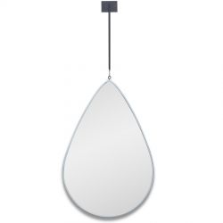 Droppe L Silver (Дроп) Зеркало на подвесе в тонкой раме Smal 40*90см