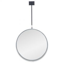 Tandem M Silver (Тандем) Зеркало на подвесе в тонкой раме 40*70 см