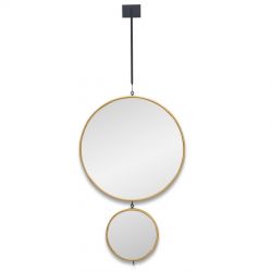 Tandem L Gold (Тандем) Зеркала на подвесе в тонкой раме 40*90 см