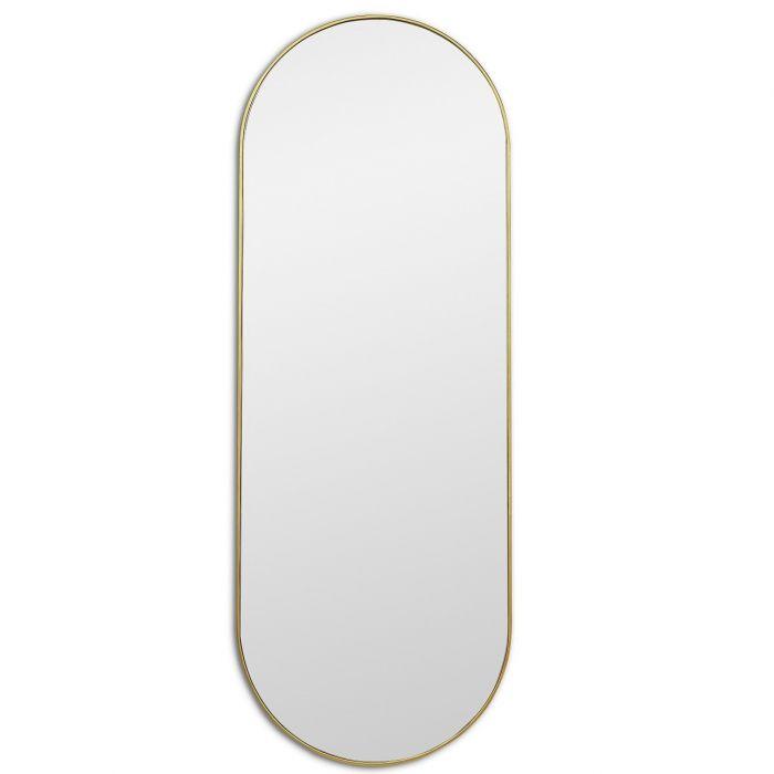 Kapsel XL Gold (Капсел) Зеркало в полный рост в раме Smal 55*150 см