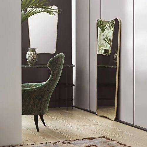 Sky XL Gold (Скай) Зеркало в полный рост в раме Smal 50/75*165 см