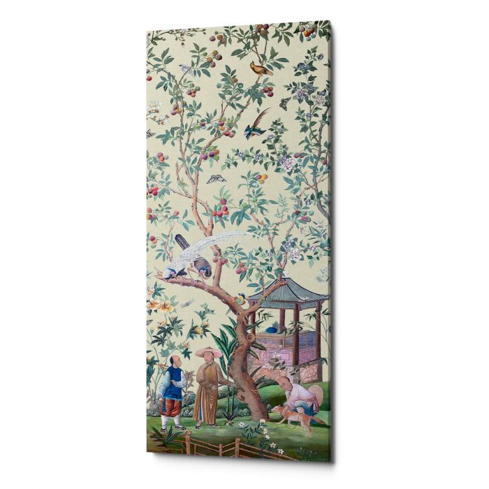 Картина на холсте «Императорский сад» 30×70, холст, галерейная натяжка (версия 4)