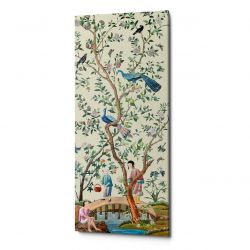 Картина на холсте «Императорский сад» 30×70, холст, галерейная натяжка (версия 7)