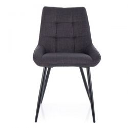 Стул кухонный Signal KLIF Bjorn 16 (темно-серый/черный)