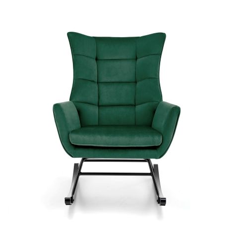 Кресло-качалка HALMAR BAZALTO зеленый