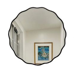 Fancy M Black (Фэнси) Зеркало в тонкой раме Smal Ø80 см