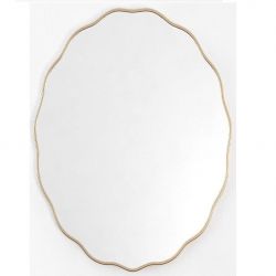 Fancy Oval Gold (Фэнси) Зеркало в тонкой раме Smal 60*80 см