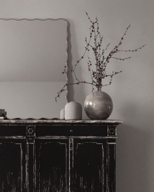 Fancy Silver (Фэнси) Зеркало в тонкой раме Smal 60*80 см